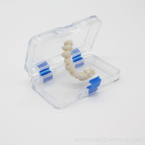 Customized Logo HN-106 Dental Clear Hinged Membrane Box